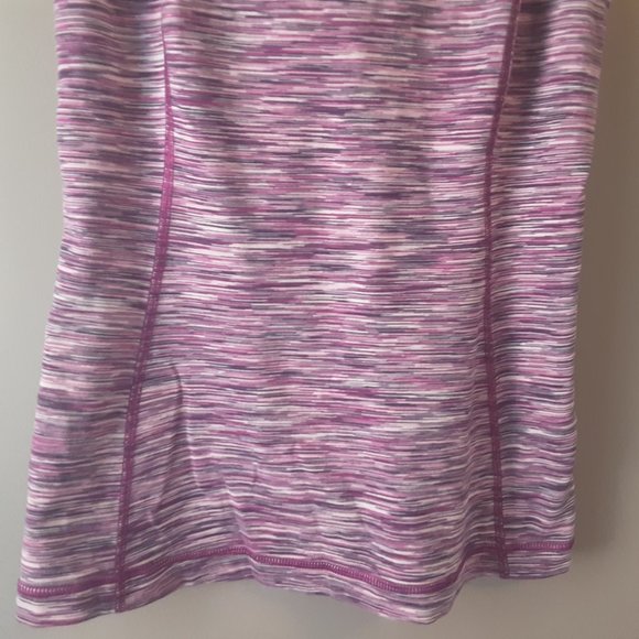 🌞 Under Armour Pink Grey Shelf Bra Tank | XS - Picture 3 of 9